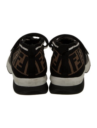 Fendi Zucca FF Logo Printed Sock Sneakers
