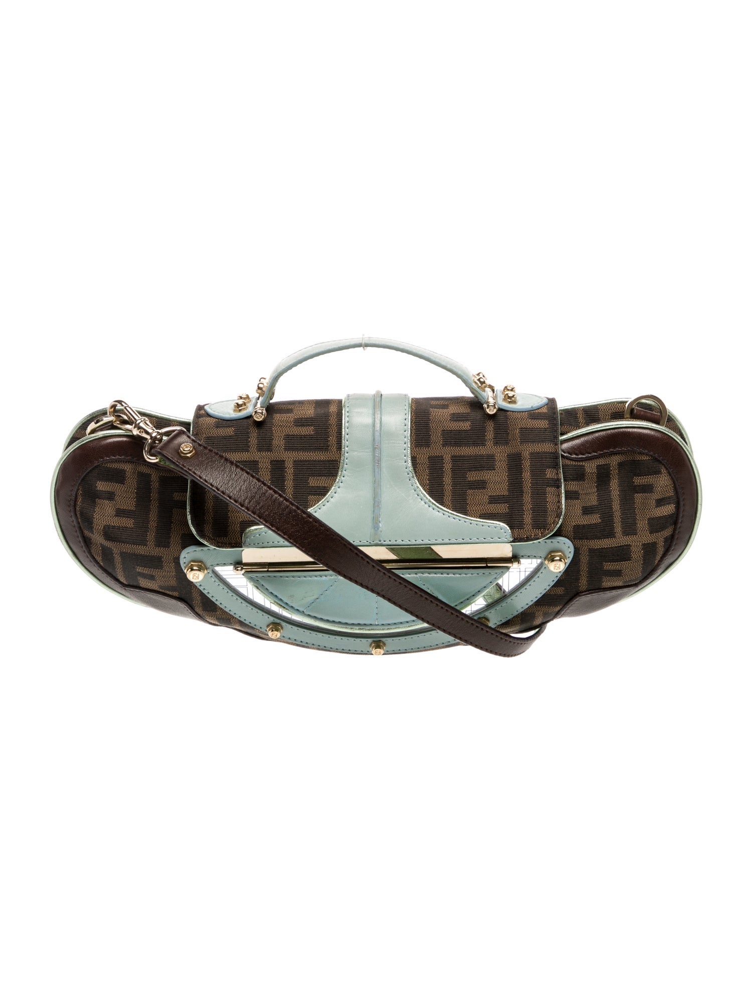 Fendi Zucca FF Vanity Vintage