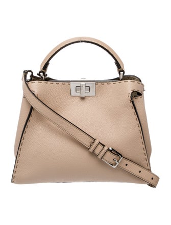 Fendi Leather Peekaboo Essentially Medium