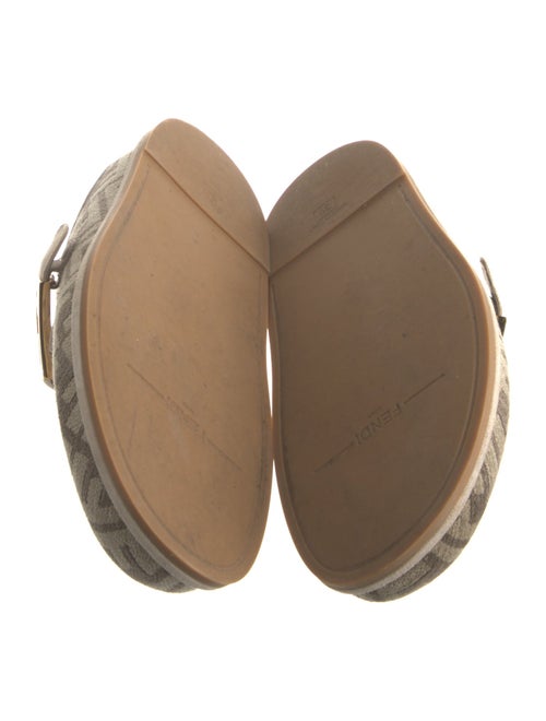 Fendi Zucca FF Logo Printed Mules