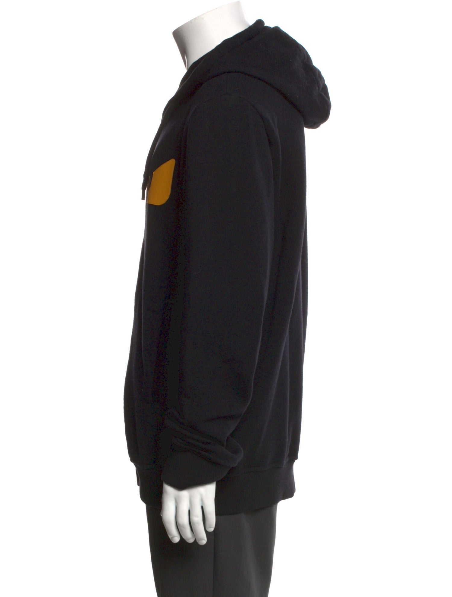 Fendi Graphic Print V-Neck Hoodie