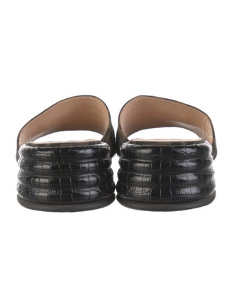 Fendi Zucca FF Logo Canvas Slides