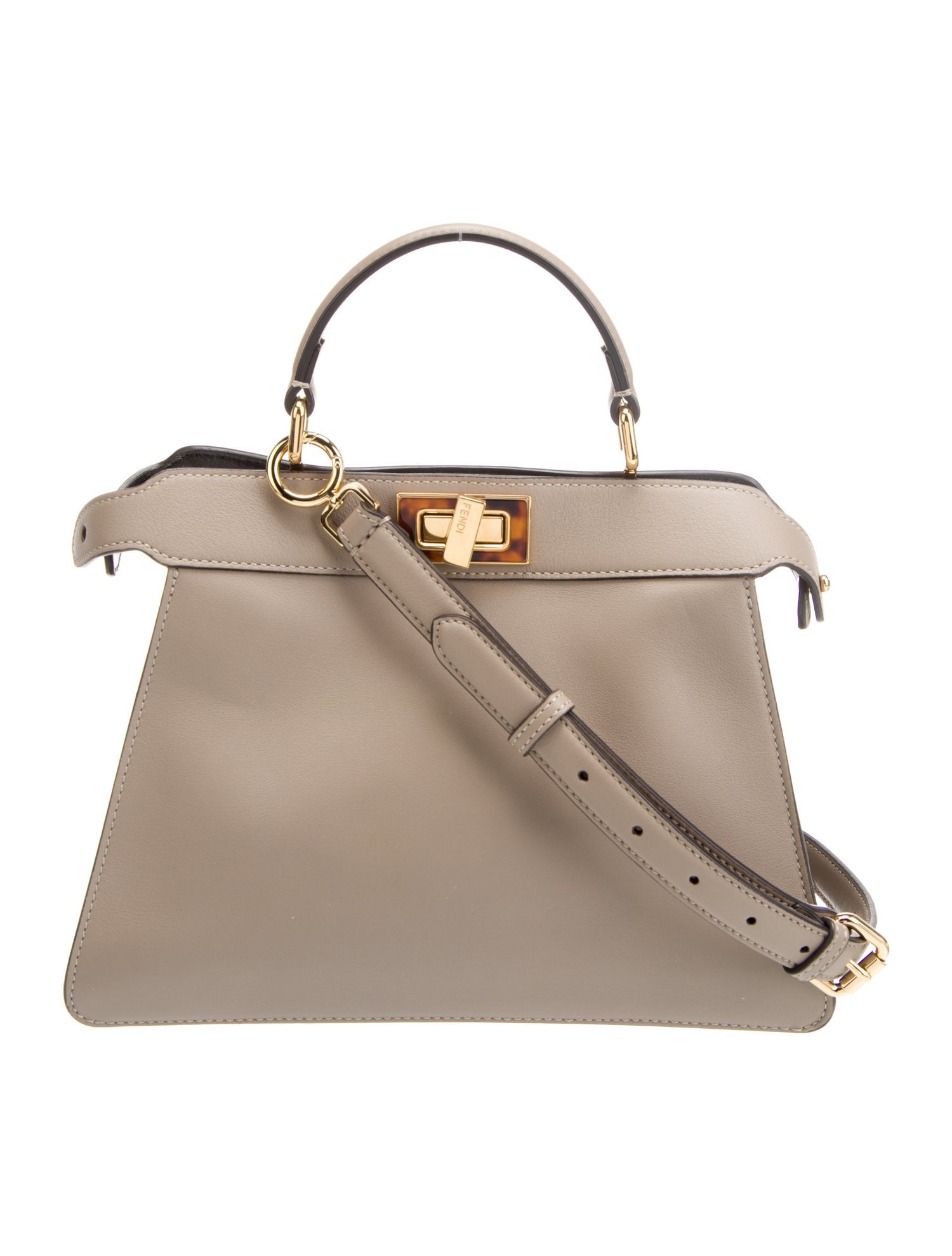 Fendi Leather Peekaboo Small