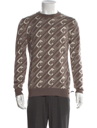 Fendi Virgin Wool Printed Pullover