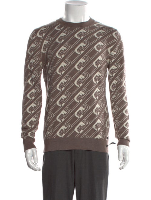 Fendi Virgin Wool Printed Pullover