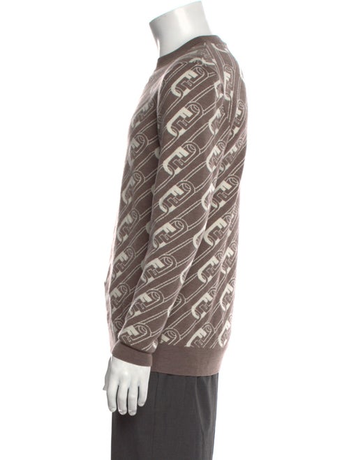 Fendi Virgin Wool Printed Pullover