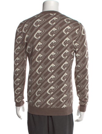 Fendi Virgin Wool Printed Pullover