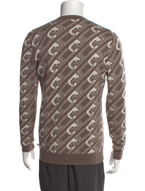 Fendi Virgin Wool Printed Pullover