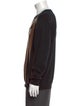 Fendi Pequin Pattern Crew Neck Pullover