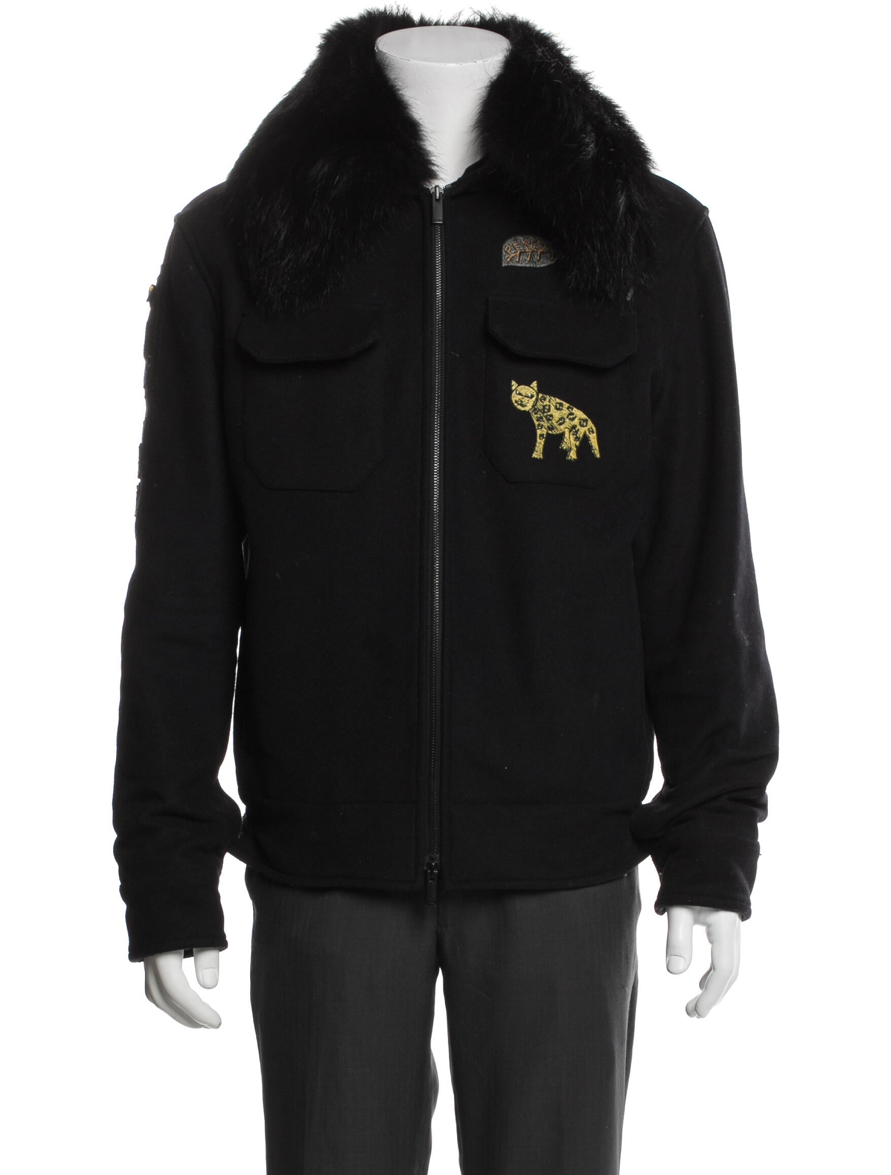 Fendi Little Monster Zucca FF Logo Jacket