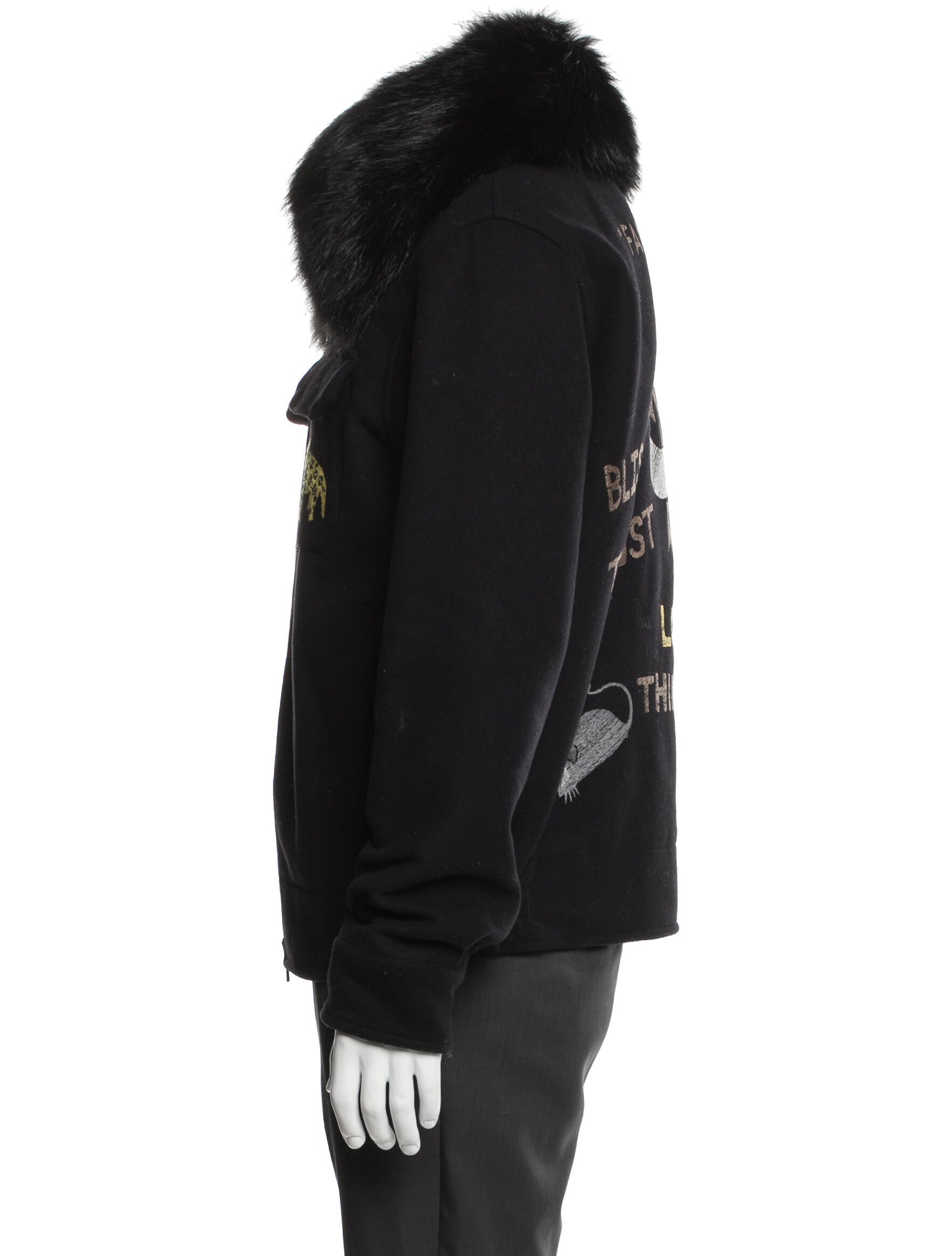 Fendi Little Monster Zucca FF Logo Jacket