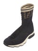 Fendi Zucca FF Logo Printed Sock Sneakers