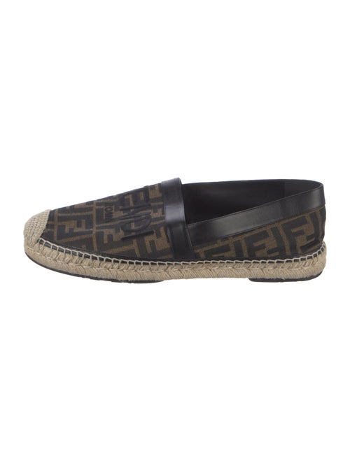 Fendi Zucca FF Logo Canvas Espadrilles