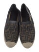 Fendi Zucca FF Logo Canvas Espadrilles