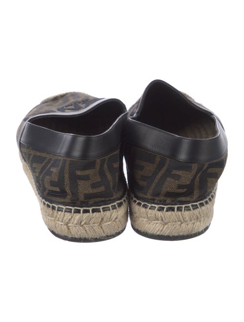 Fendi Zucca FF Logo Canvas Espadrilles