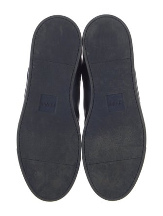 Fendi Monsters Motif Leather Sneakers