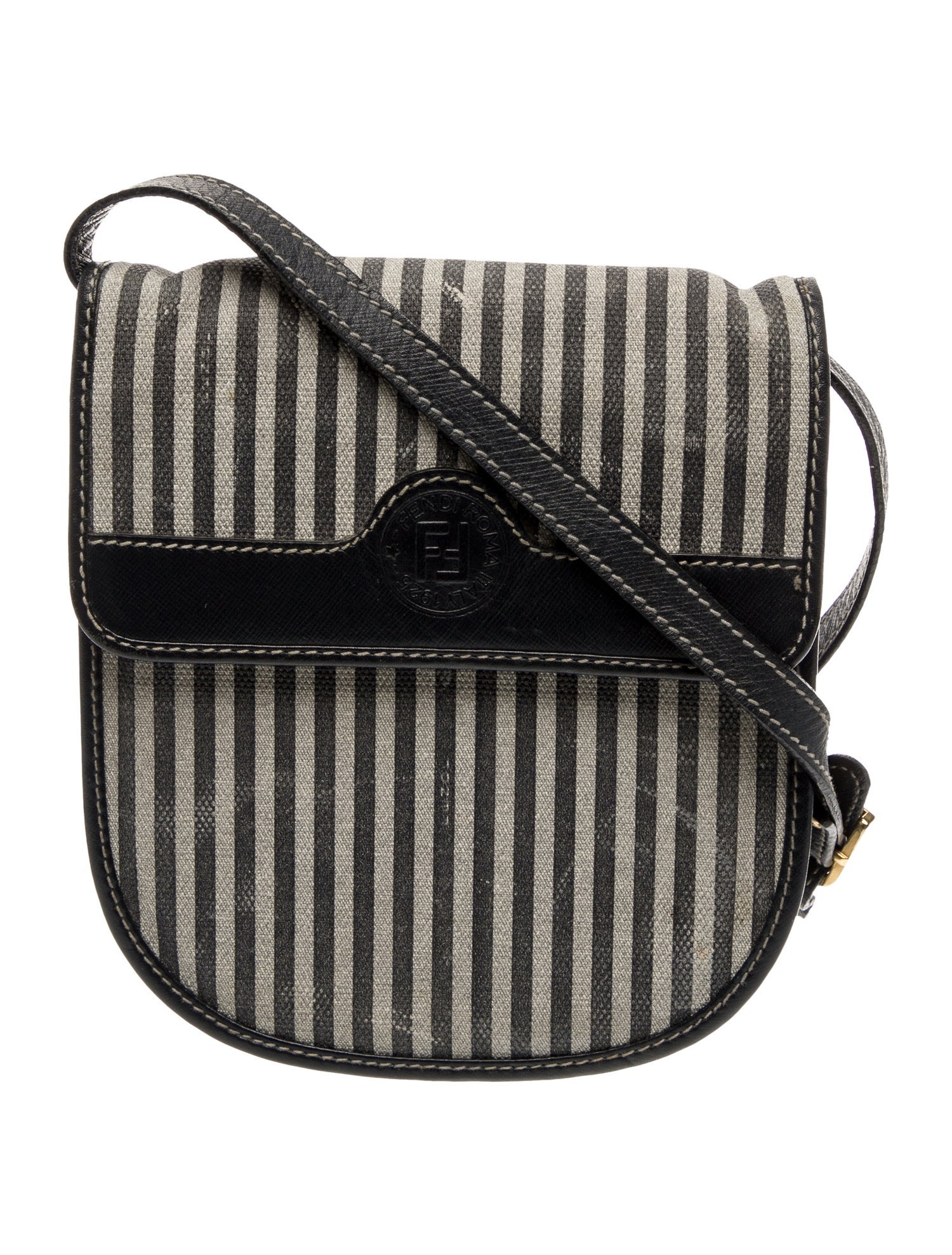 Fendi Canvas Crossbody Bag Vintage