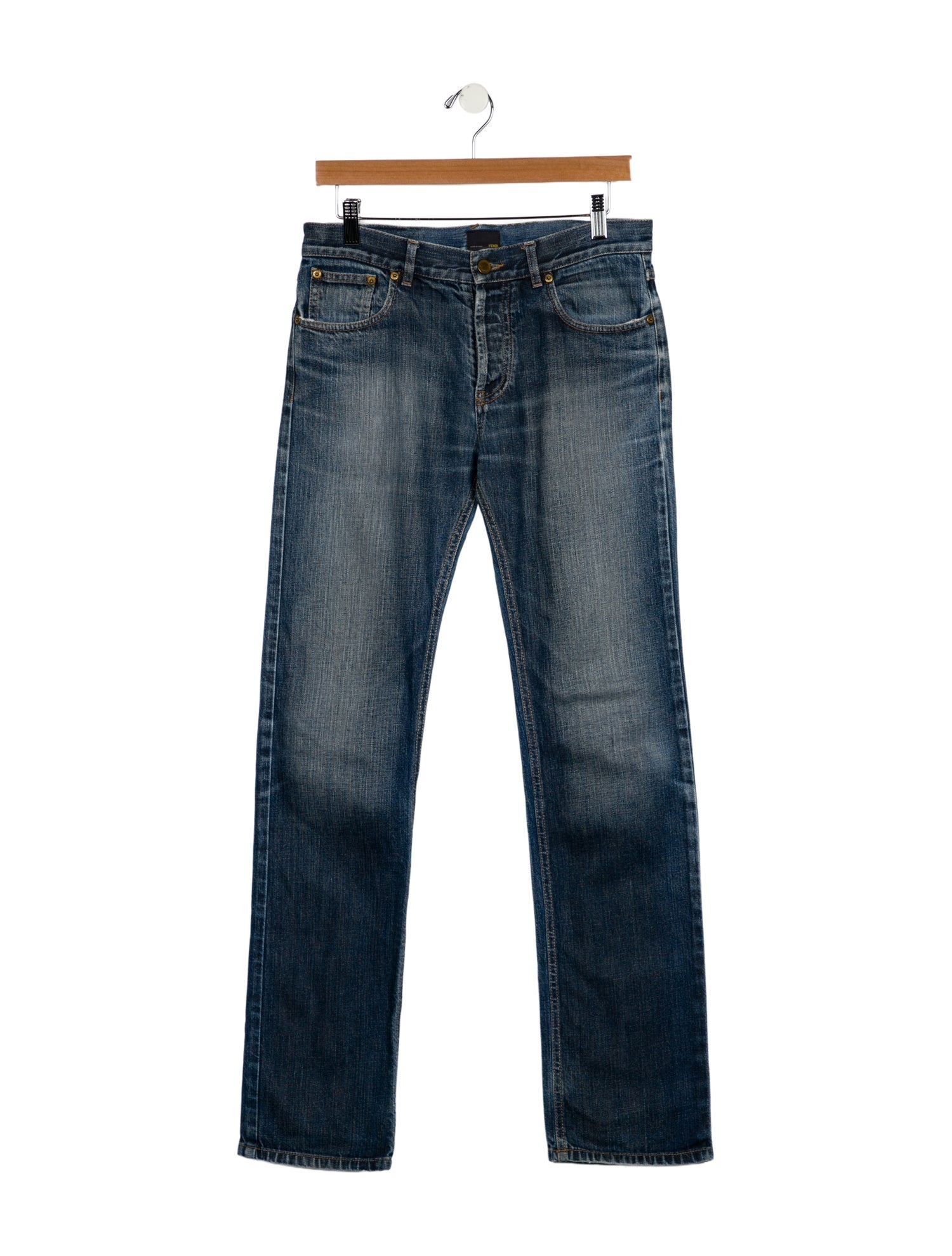Fendi Vintage Straight-Leg Jeans