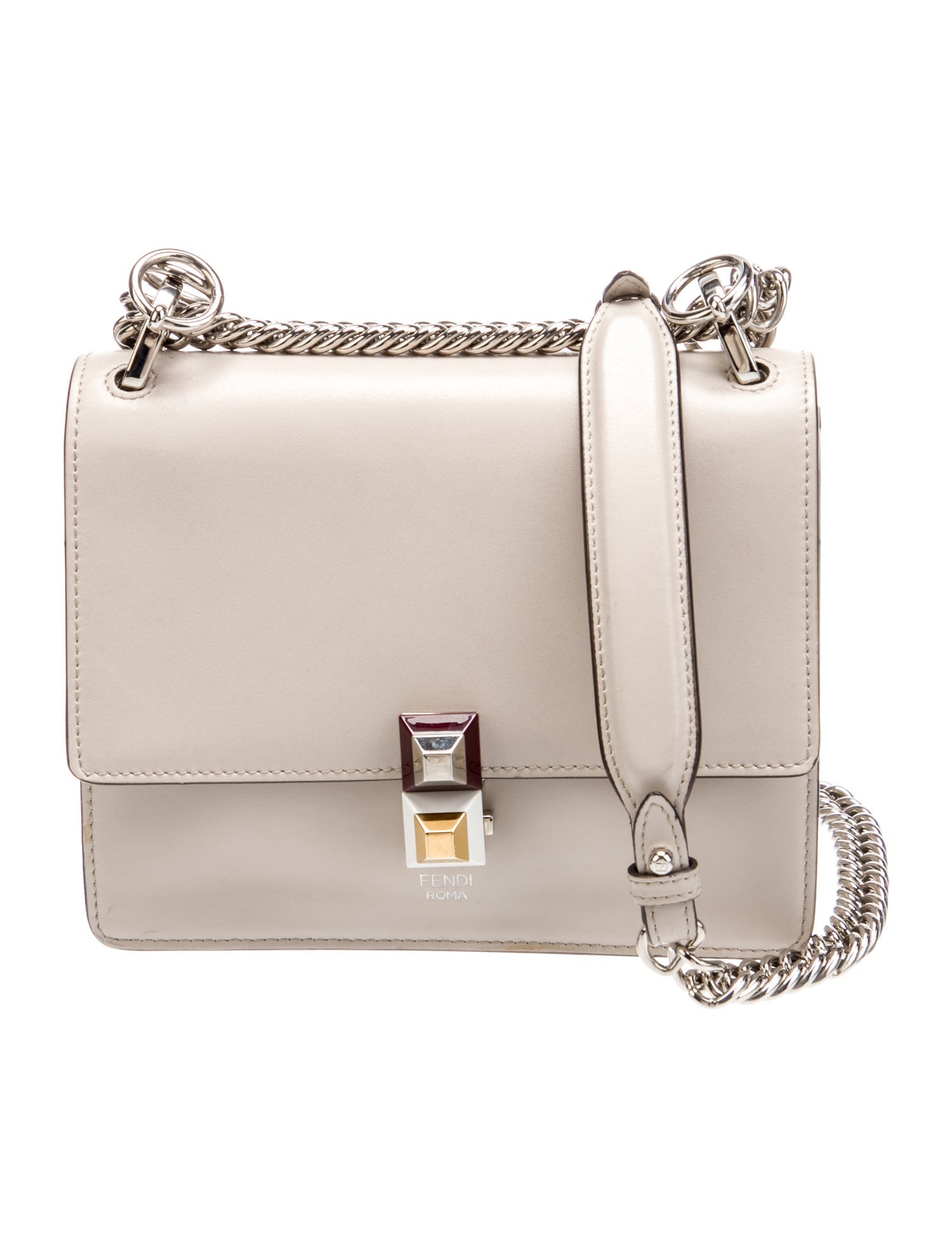 Fendi Leather Kan I Small