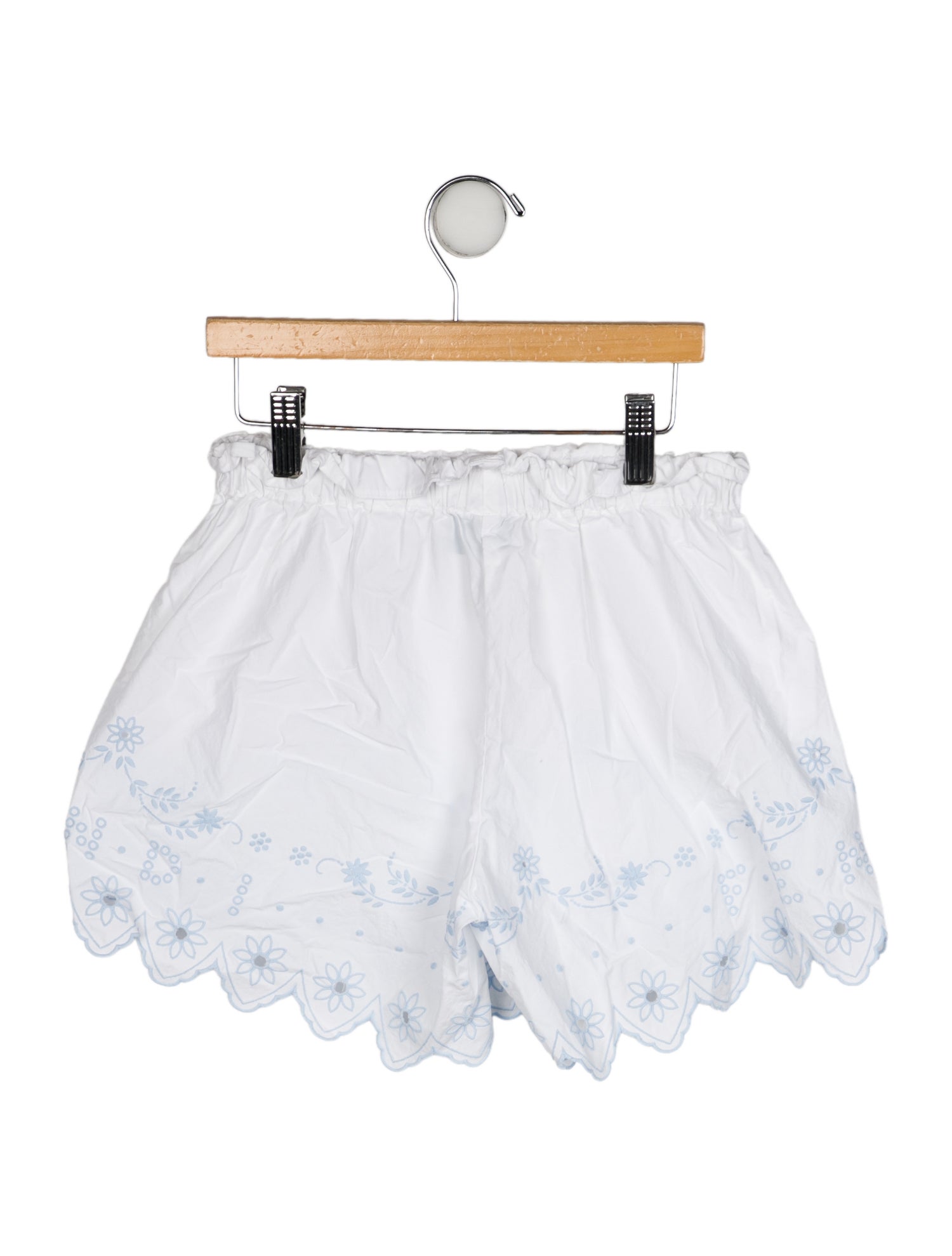 Fendi Embroidered Mini Shorts