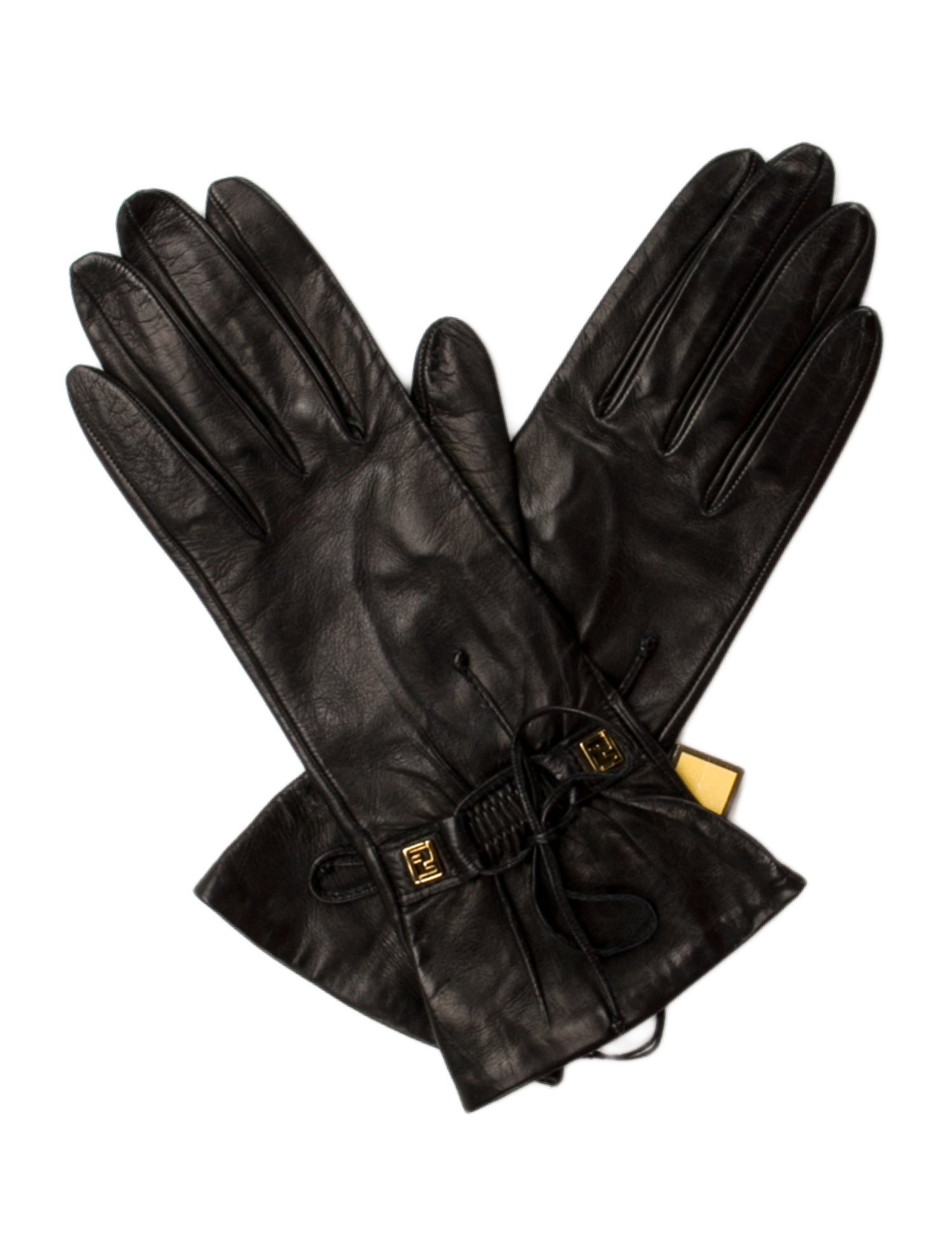 Fendi Leather Gloves