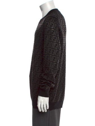 Fendi Zucca FF Logo Wool Pullover