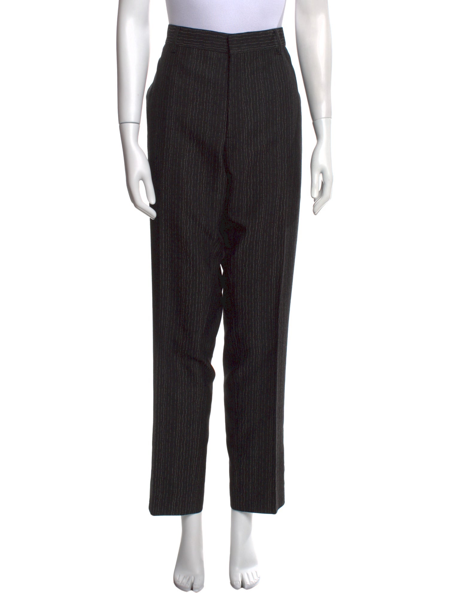 Fendi Striped Straight Leg Pants