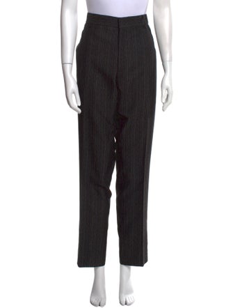 Fendi Striped Straight Leg Pants