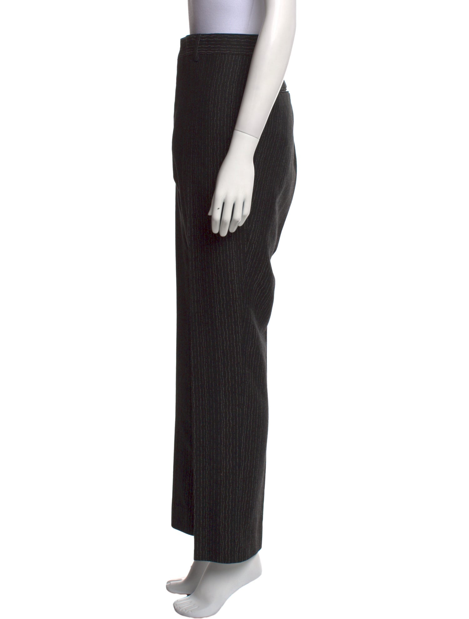 Fendi Striped Straight Leg Pants