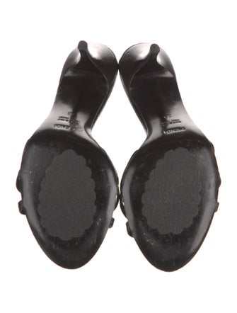 Fendi Patent Leather Slides