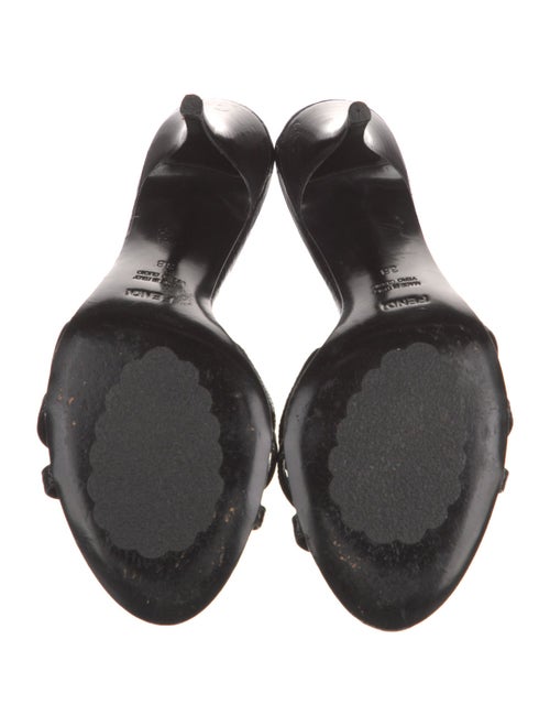 Fendi Patent Leather Slides