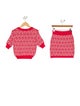 Fendi Fendi Girls' Monogram Knit Skirt Set
