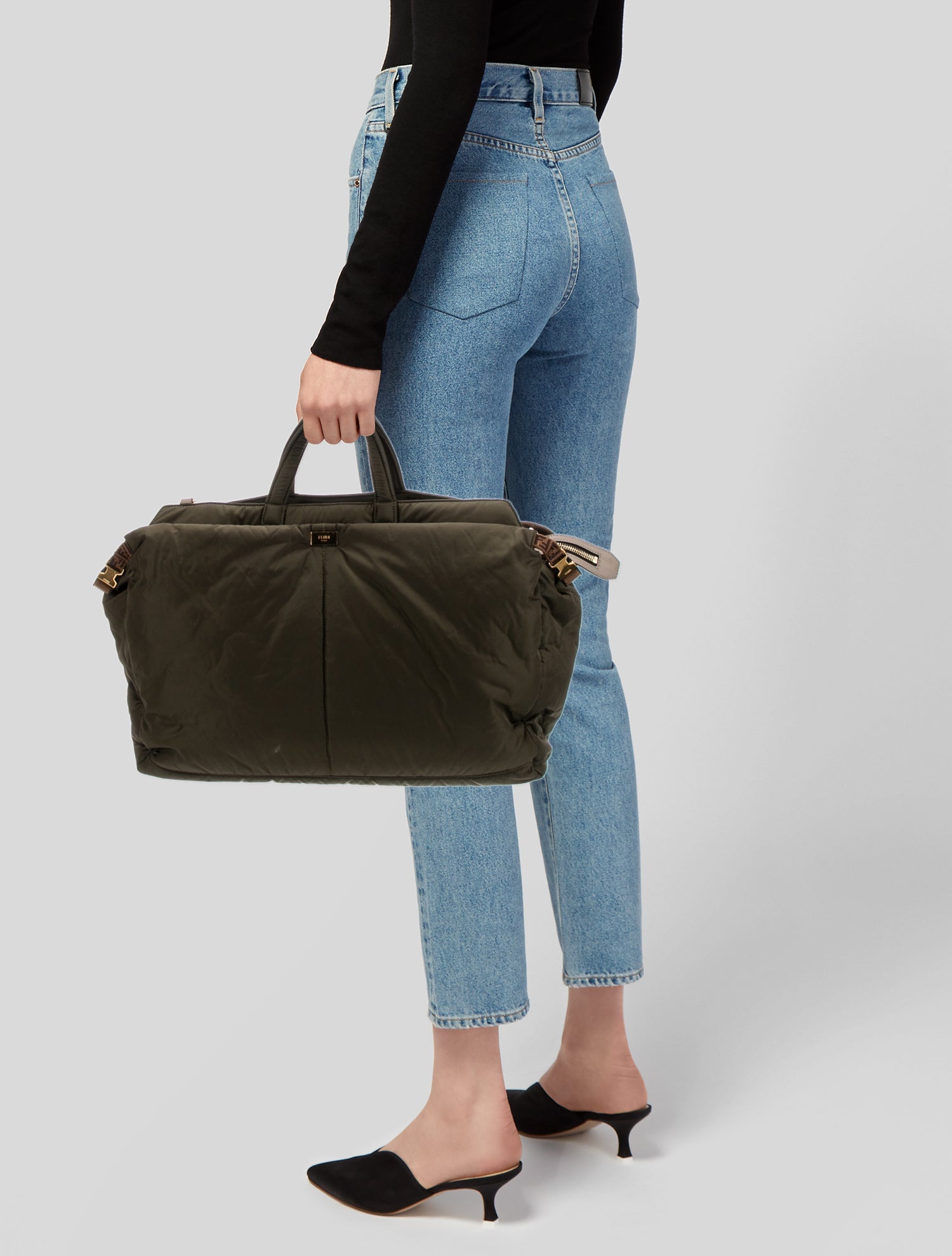 Fendi Zucchino FF Weekender Bag