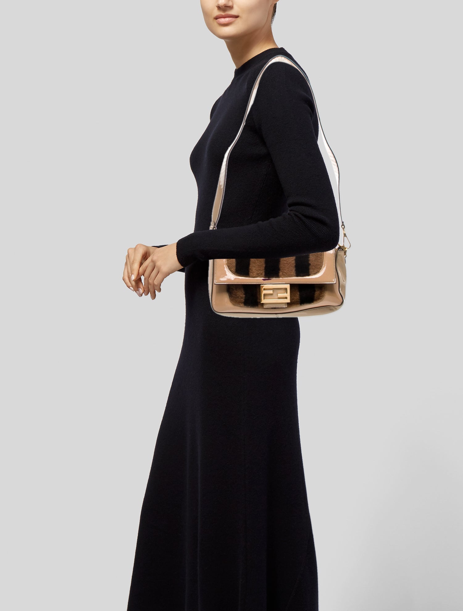 Fendi Pequin Baguette