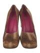 Fendi Ponyhair Animal Print Pumps
