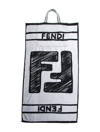 Fendi Terry Beach Towel Tote Bag
