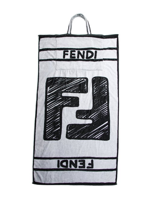 Fendi Terry Beach Towel Tote Bag
