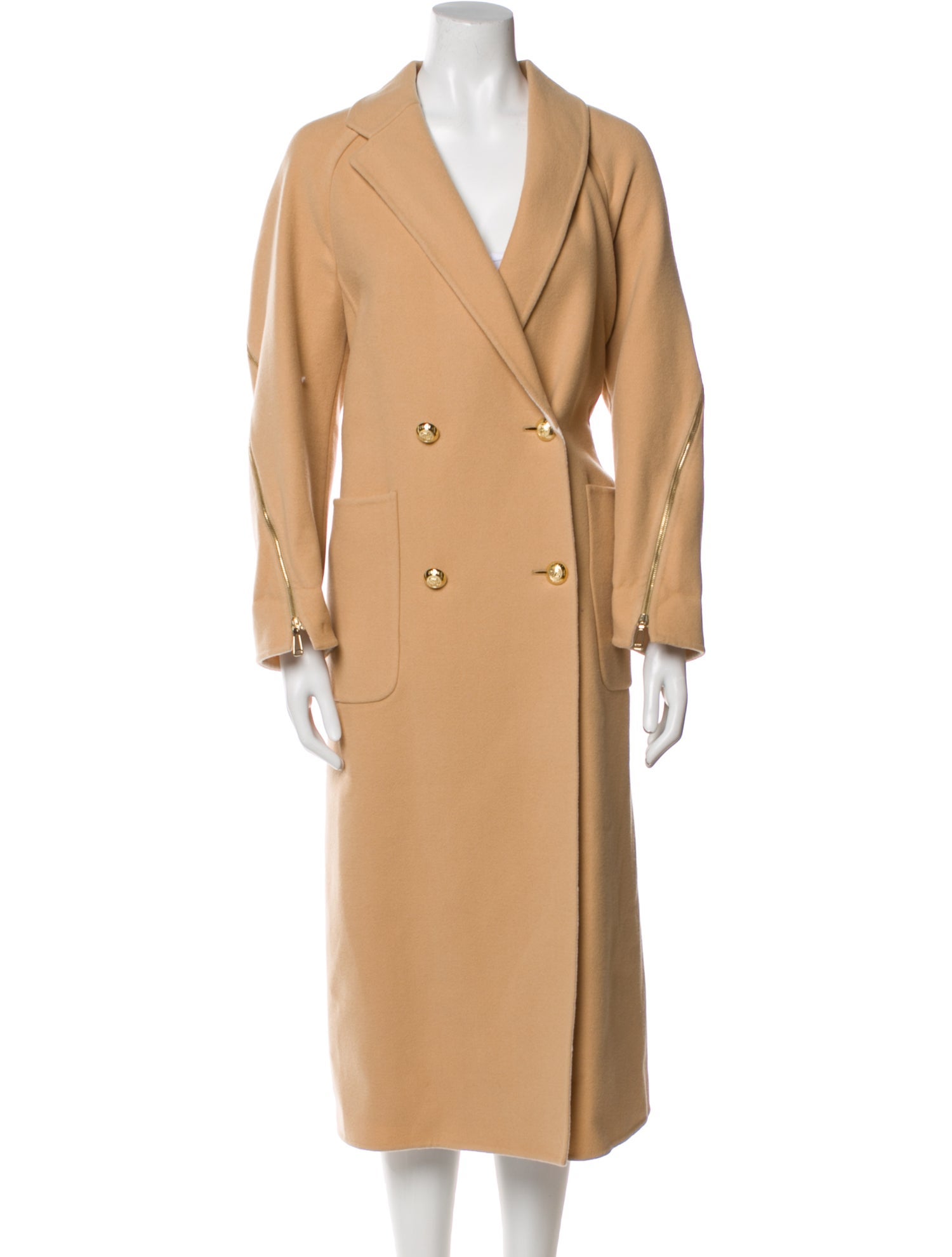 Fendi Virgin Wool Trench Coat