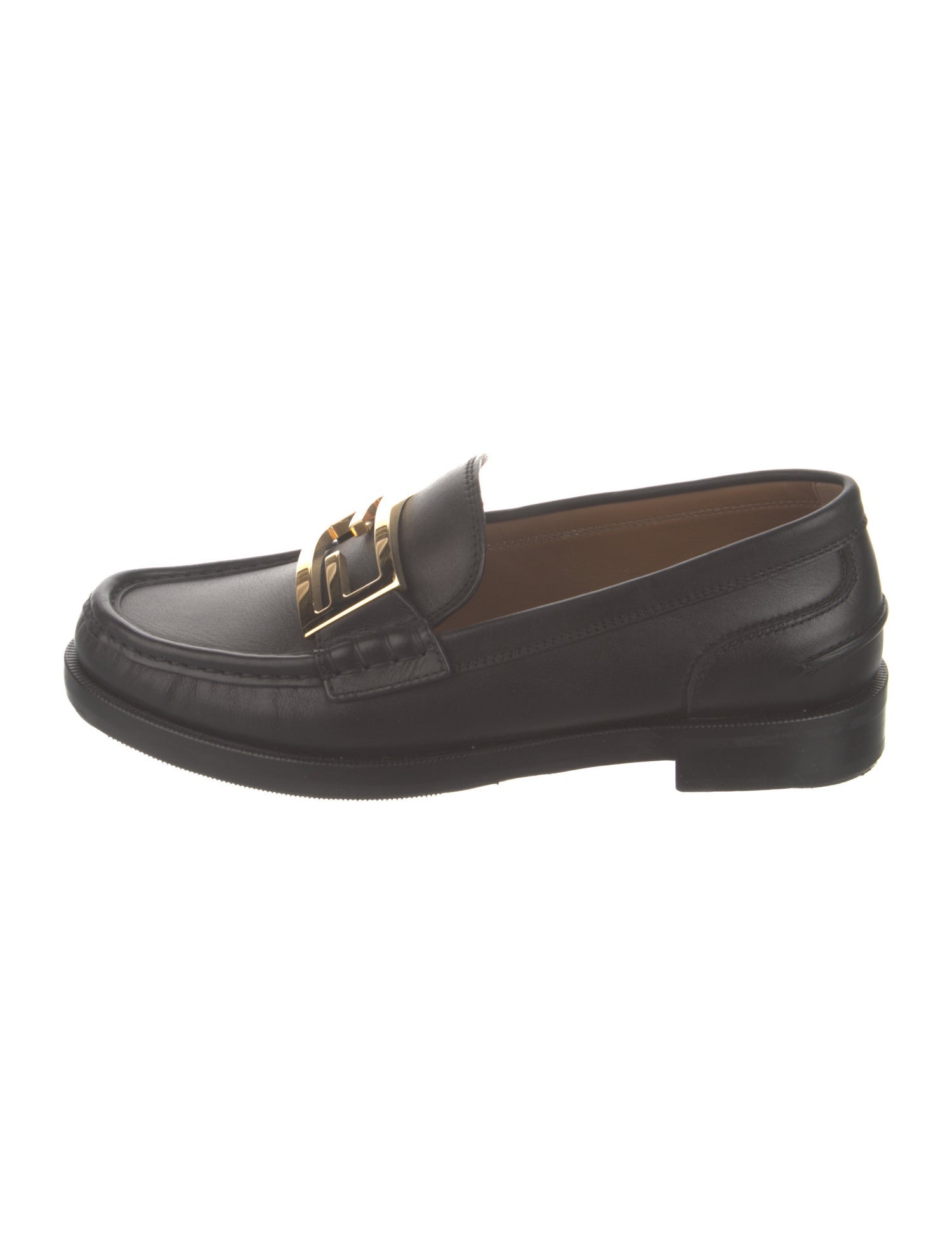 Fendi Leather Loafers