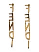Fendi Fendigraphy Drop Earrings