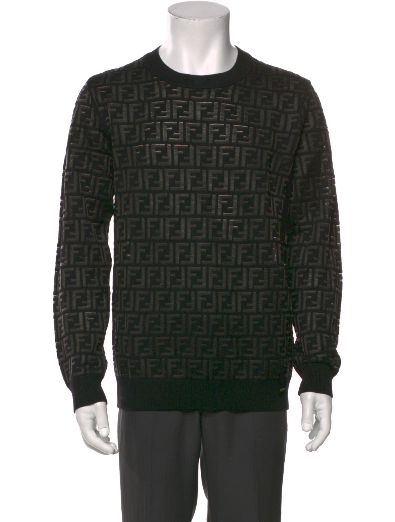 Fendi Zucca FF Logo Wool Pullover