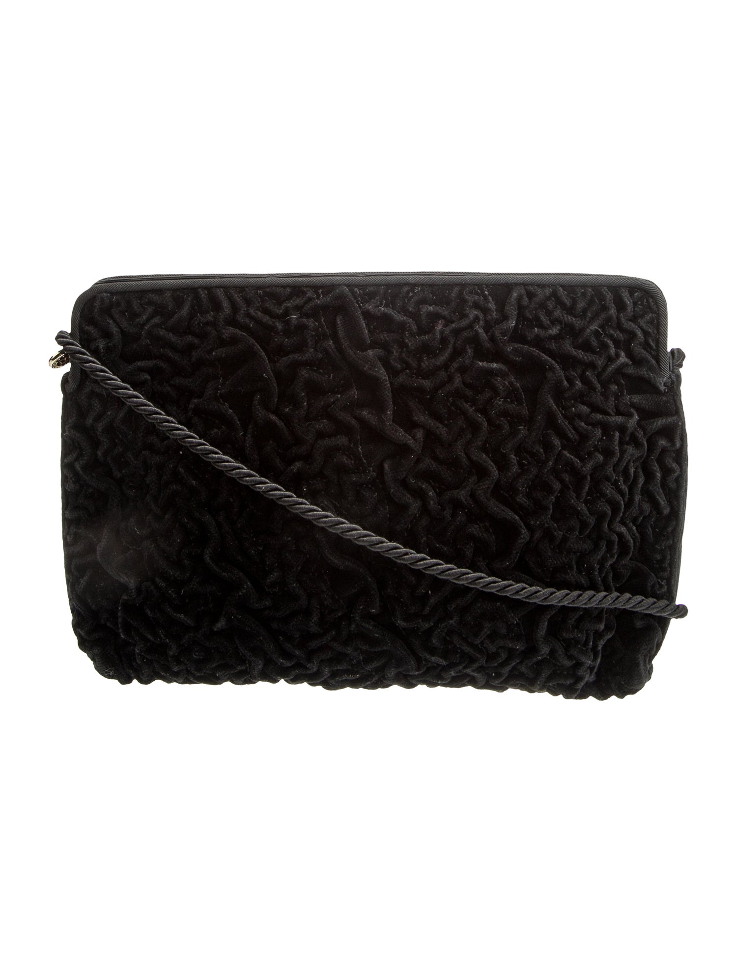Fendi Velvet Crossbody Bag