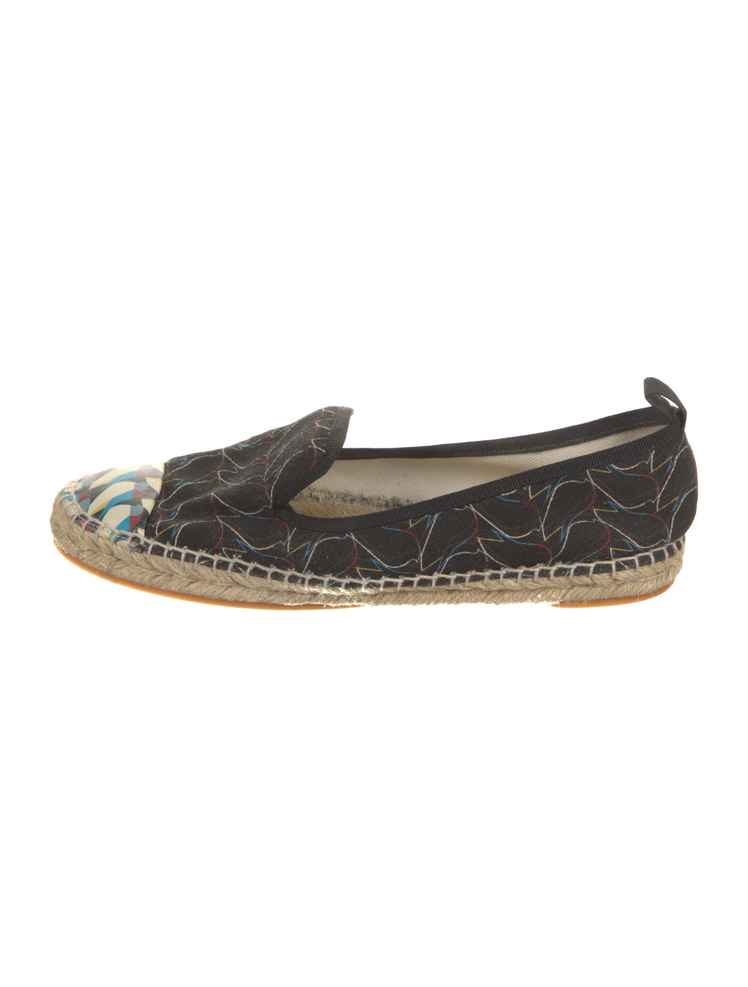 Fendi Canvas Printed Espadrilles