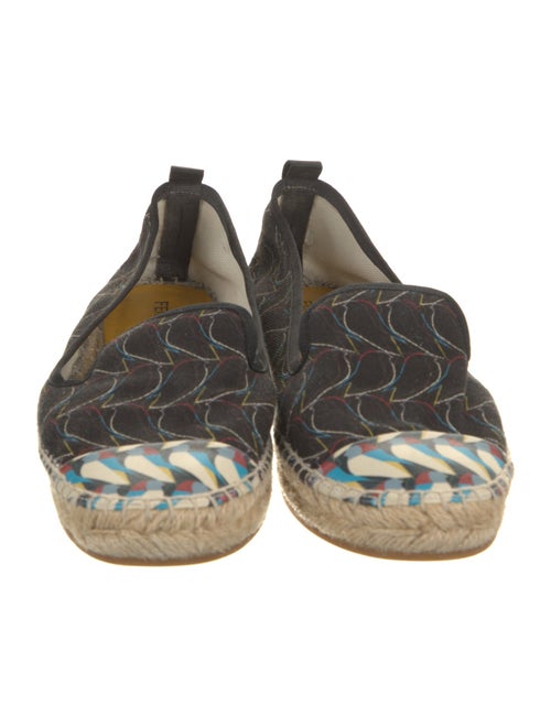 Fendi Canvas Printed Espadrilles