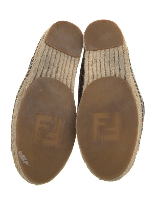Fendi Canvas Printed Espadrilles