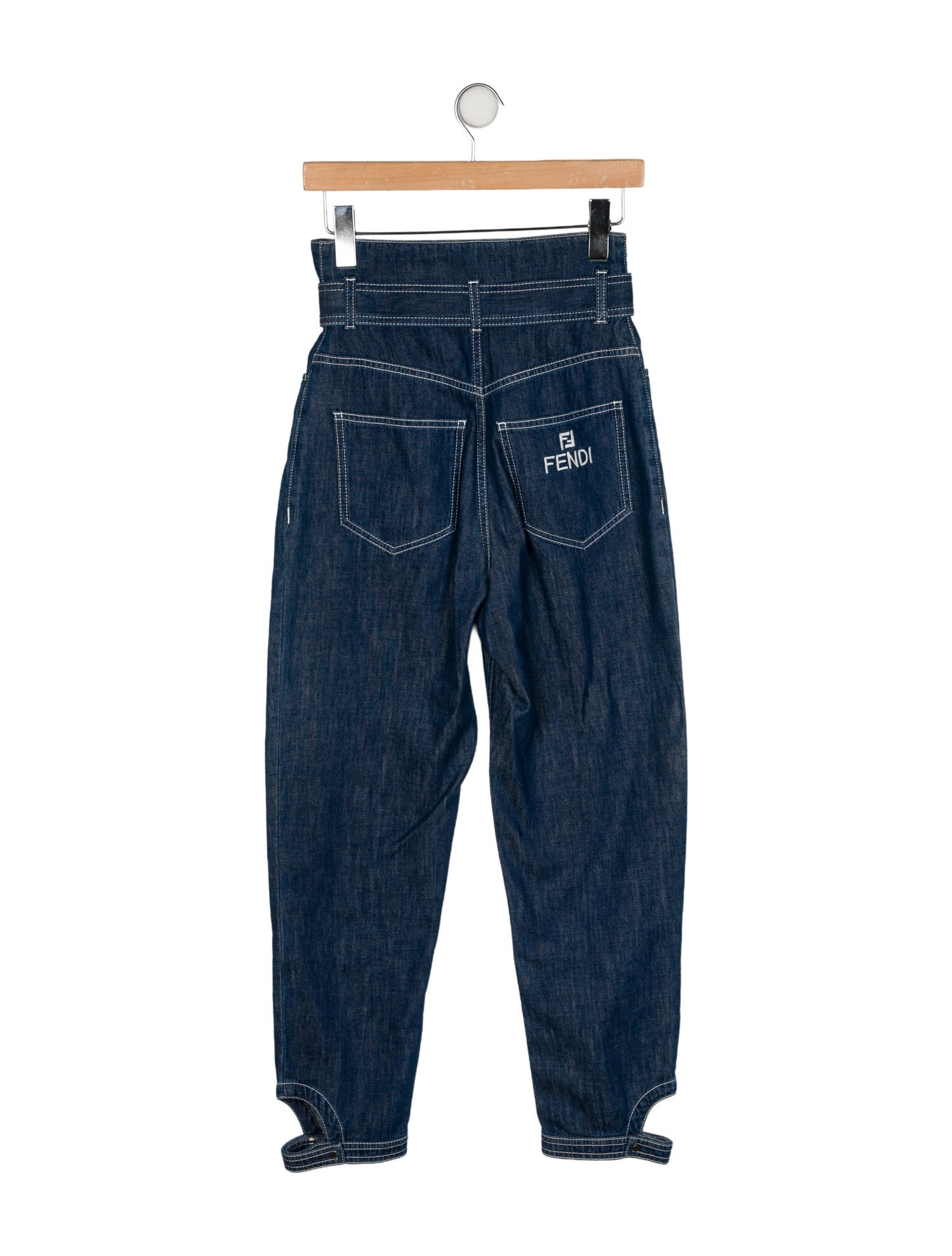 Fendi High-Rise Skinny Leg Jeans