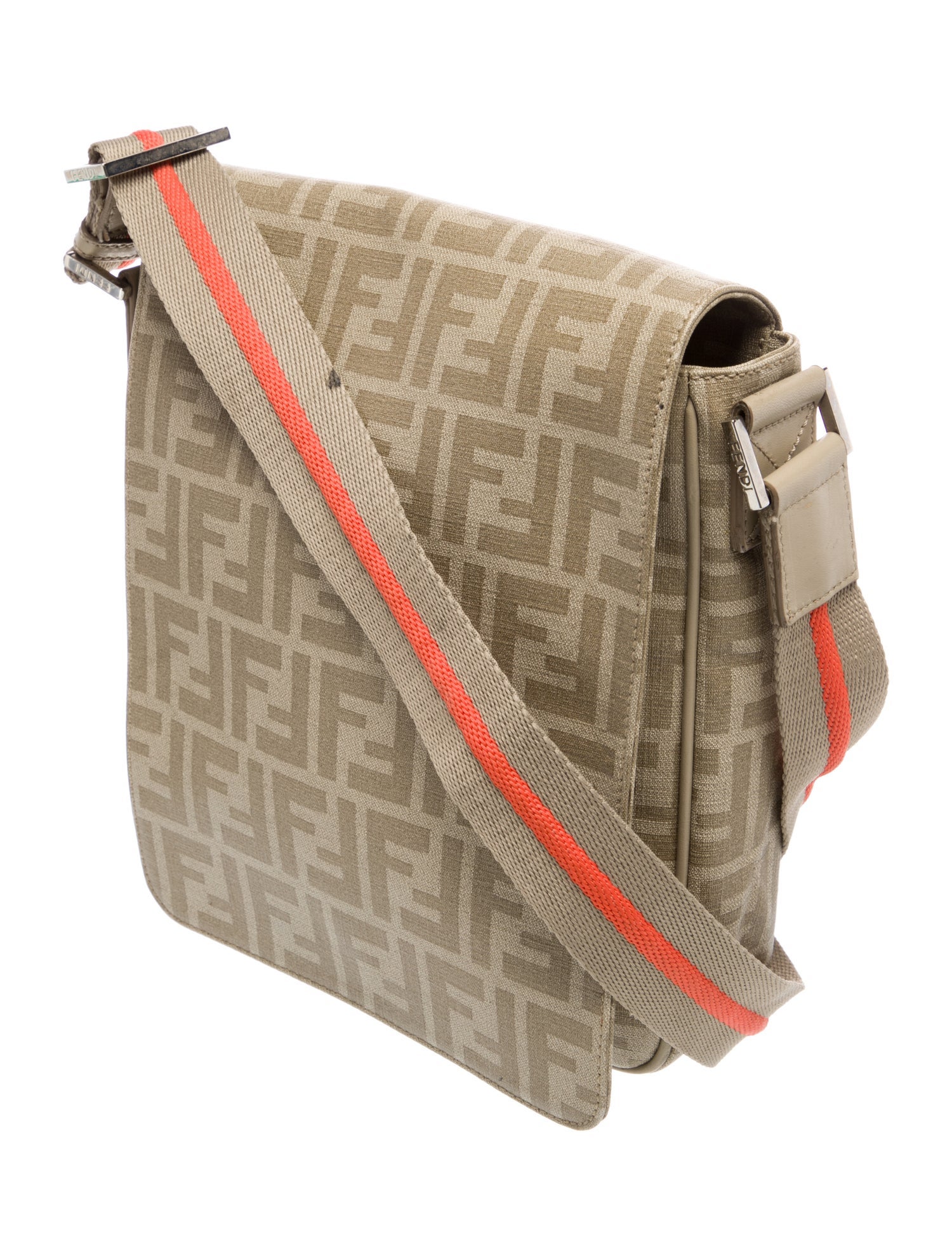 Fendi Zucca FF Messenger Bag