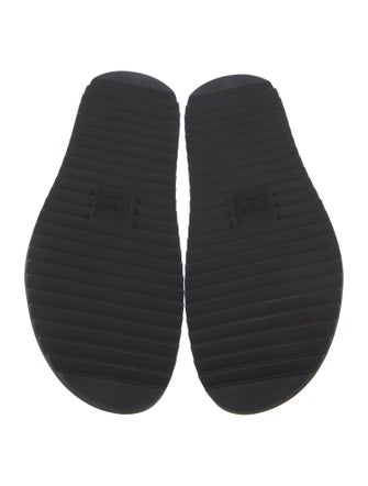 Fendi Zucca FF Logo Rubber Slides