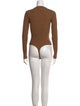 Fendi x Skims Turtleneck Long Sleeve Bodysuit