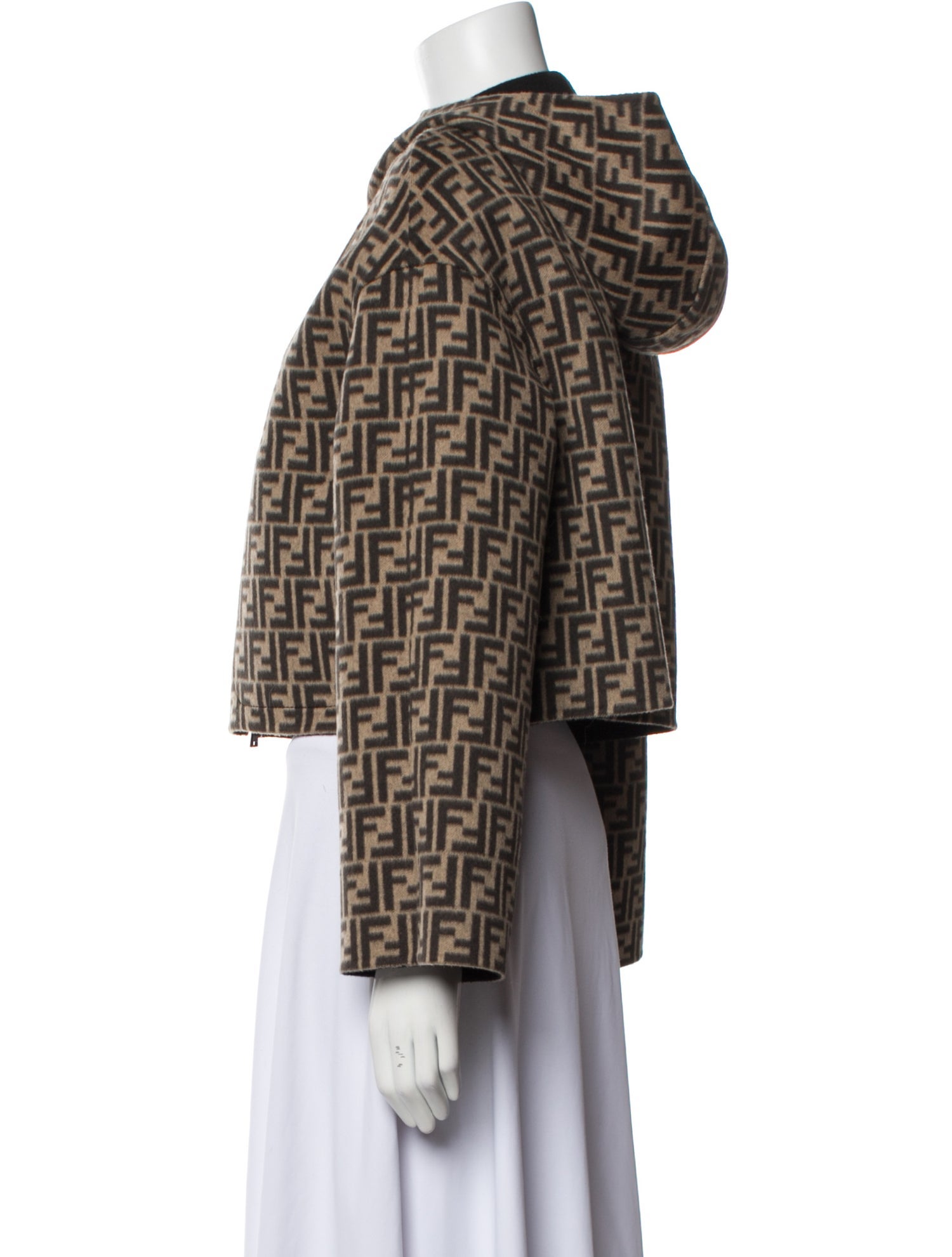 Fendi Virgin Wool Printed Jacket